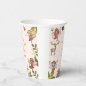 フェアリー・ガーデンの誕生日に羽ばたいてキラキラしよう 紙コップ (右)