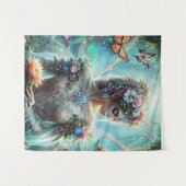 フェアリー・タペストリーを持つ蝶 タペストリー (正面(横))