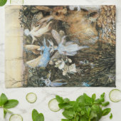 フェアリー・トワイライト・バイ・ジョン・アンスター・フィッツジェラルド キッチンタオル (折り畳み)