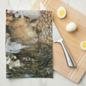 フェアリー・トワイライト・バイ・ジョン・アンスター・フィッツジェラルド キッチンタオル (四つ折り)