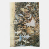 フェアリー・トワイライト・バイ・ジョン・アンスター・フィッツジェラルド キッチンタオル (縦)