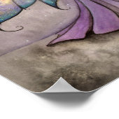 フェアリー&ドラゴンフライファンタジーアート ポスター (角)