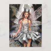 フェアリー、ファッション・フォイル・ドレス ポストカード (正面)