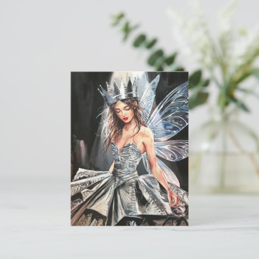 フェアリー、ファッション・フォイル・ドレス ポストカード (スタンド正面)