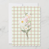 フェアリー・ファースト・ガールの誕生日パーティー パーソナライズされた 招待状 (裏面)