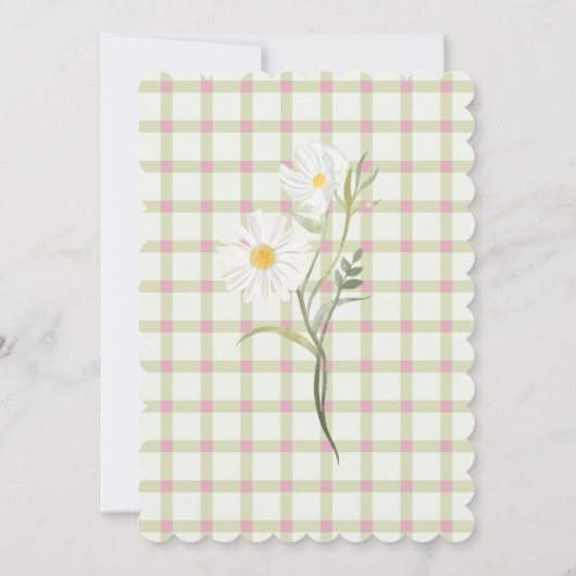 フェアリー・ファースト・ガールの誕生日パーティー パーソナライズされた 招待状 (裏面)