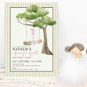 フェアリー・ファースト・ガールの誕生日パーティー パーソナライズされた 招待状