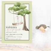 フェアリー・ファースト・ガールの誕生日パーティー パーソナライズされた 招待状