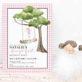 フェアリー・ファースト・ガールの誕生日パーティー パーソナライズされた 招待状