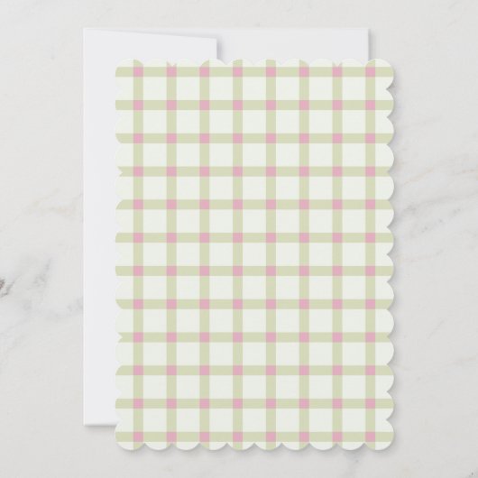 フェアリー・ファースト・ガールの誕生日パーティー パーソナライズされた 招待状 (裏面)