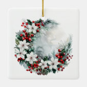 フェアリー・ファースト・ガールの1歳の誕生日 セラミックオーナメント (裏面)