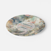 フェアリー・ファースト・ガールの1歳の誕生日 ペーパープレート (アングル)