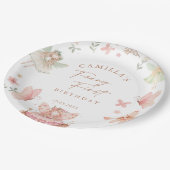 フェアリー・ファースト・ガール・バースデーパーティー ペーパープレート (アングル)