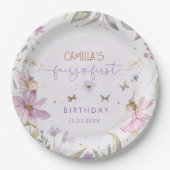 フェアリー・ファースト・ガール・バースデーパーティー ペーパープレート (正面)