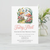 フェアリー・ファースト・ガール・バースデーパーティー 招待状 (スタンド正面)