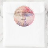 フェアリー・フライ・アガリン – 祈りの言葉・キャンドルシール ラウンドシール (バッグ)