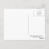 フェアリー・ボーイ・バニー・ハガキ ポストカード (裏面)