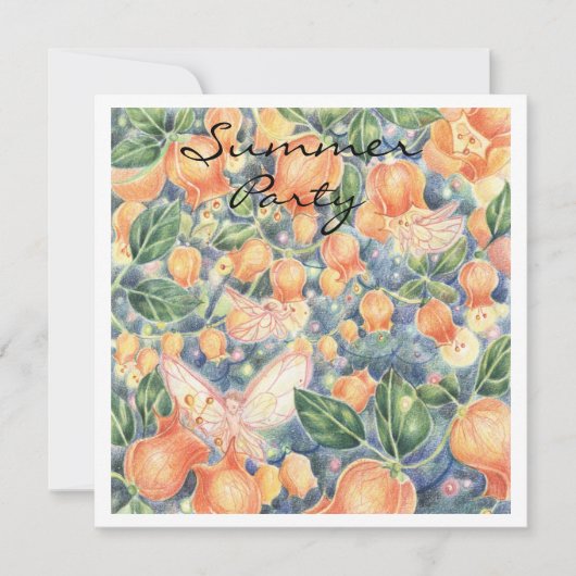 「フェアリー·ランタン」招待状 招待状 (正面)