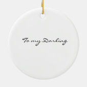 フェアリー・レンスの写真フレーム セラミックオーナメント (裏面)