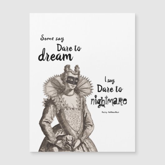 フェアリーGothmother "Dare to悪夢"マグネットカード (正面)