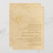 フェアリ結婚ータール 招待状 (正面/裏面)