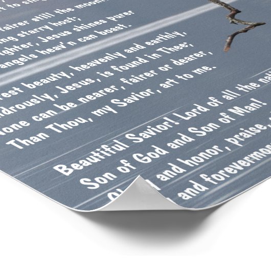 フェアレストロード・ジェス教会キリスト教賛美歌の芸術ポスター ポスター (角)