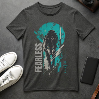 フェアレス ウルフ グラフィック Tシャツ | ストリートウェア ウルフ