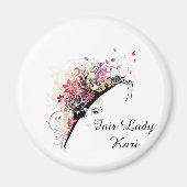 フェアレディテーマ誕生日ブライダルシャワーパーティーフェイト マグネット (正面)