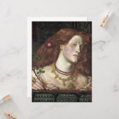 フェアローサムンドエレガントン(美しい赤毛の女性) カード (正面/裏面インサイチュ)