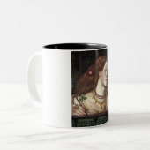 フェアローサムンドエレガントン（美しい赤毛の女性） ツートーンマグカップ (正面左)