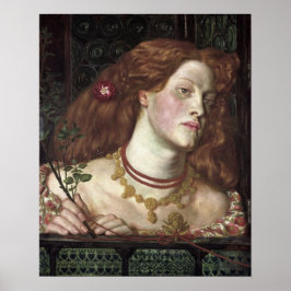 フェアローサムンドエレガントン（美しい赤毛の女性） ポスター