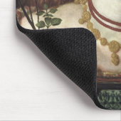 フェアローサムンドエレガントン（美しい赤毛の女性） マウスパッド (コーナー)