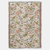 フェアントフォークアートブランケットオータムホームデコール スローブランケット (正面縦)