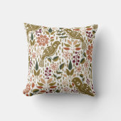 フェアントフォークアート素朴ピローナムホームデコール クッション (正面)