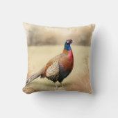 フェアントポートレートインゴールデンメドウ クッション (正面)