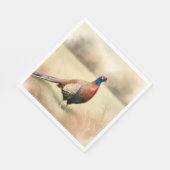 フェアントポートレートインゴールデンメドウ スタンダードランチョンナプキン (角)