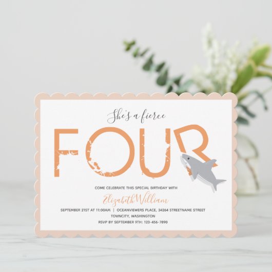 フェアーフォーオレンジシャーク4番目の招待状 招待状 (スタンド正面)