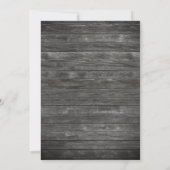 フェア素朴リーライトメイソン·ジャ結婚ーズ·インビタトン 招待状 (裏面)