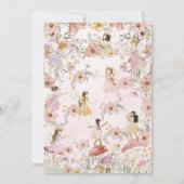 フェイお洒落リーズ誕生日フラワーガーデンメドウ セーブザデート (裏面)