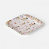 フェイお洒落リーズ誕生日フラワーガーデンメドウ ペーパープレート (傾斜あり)