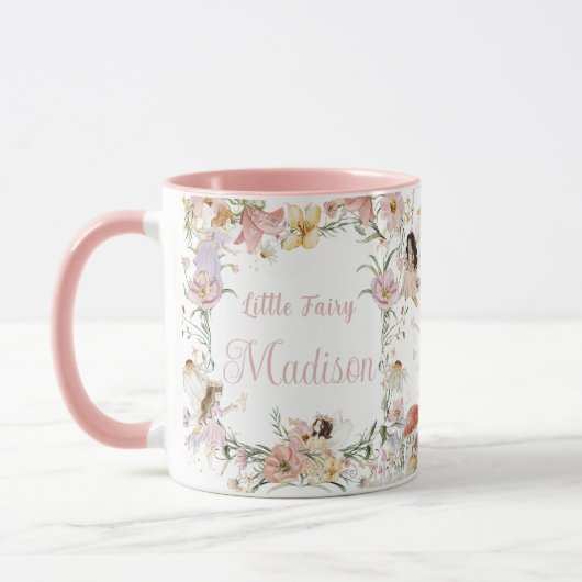 フェイお洒落リーズ誕生日フラワーガーデンメドウ マグカップ (左)