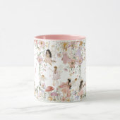 フェイお洒落リーズ誕生日ワイルドフラワーメドウ マグカップ (中央)