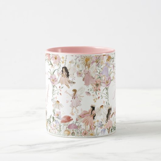 フェイお洒落リーズ誕生日ワイルドフラワーメドウ マグカップ (中央)