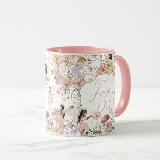 フェイお洒落リーズ誕生日ワイルドフラワーメドウ マグカップ (正面右)