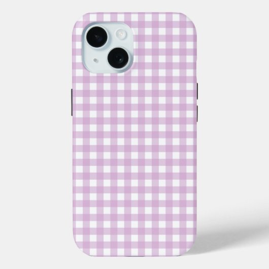 フェイとローレンのソフトパープルギンガム Case-Mate iPhoneケース (裏面)