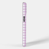 フェイとローレンのソフトパープルギンガム Case-Mate iPhoneケース (裏面 / 右)