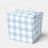 フェイとローレン ブルーのチェック柄 フェイバーボックス (裏面サイド)