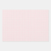 フェイイとローレンギンガムパステル3色 ラッピングペーパーシート (正面)
