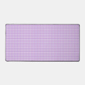 フェイイとローレンパープルギンガム デスクマット (正面)