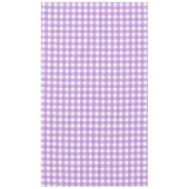 フェイイとローレンパープルプレイド テーブルクロス (正面)